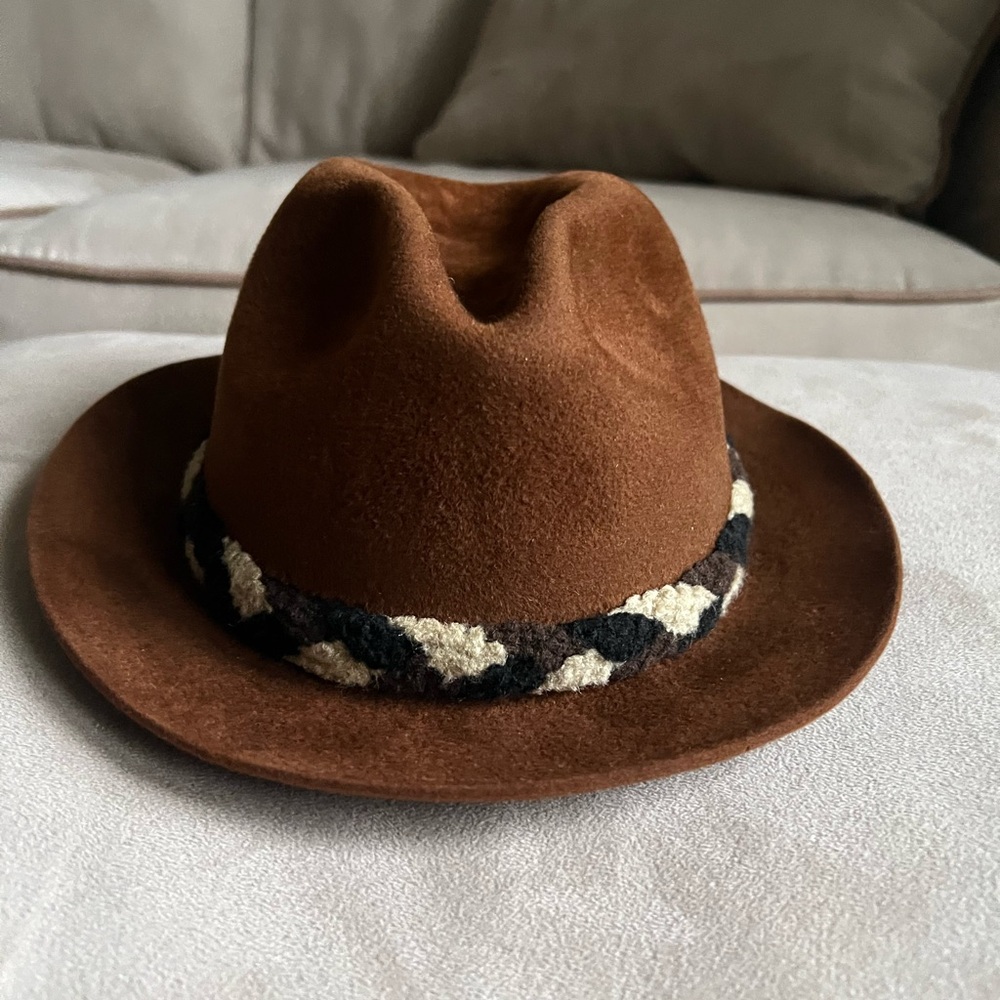 Vintage Mallory Brown Fedora Hat by Stetson